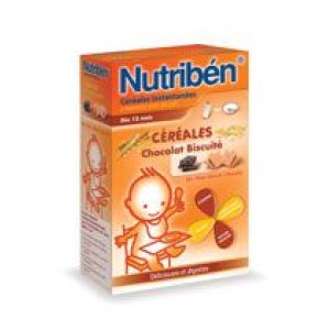 Nutriben Cereales Chocolat Biscuite Poudre Boite 250 G 1