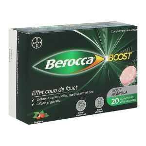 BEROCCABOOST COMPRIME EFFERVESCENT BOITE DE 20