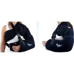 IGLOO ATTELLE D'EPAULE UNIVERSELLE Epaulière d'immobilisation, gonflable pour cryothérapie avec coussin et manchon, médium (ref. IGEPCOM), unité