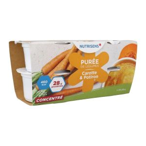 NUTRISENS PUREE DE LEGUMES DADFMS, carotte - potiron, 200 g x 4