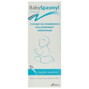 BABYSPASMYL Goutte buvable, dispositif médical à base de Siméticone solution aqueuse, fl 30 ml