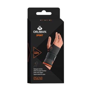 Sporactiv Attelle De Poignet Elastique Elastique Gris T1 1