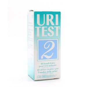 Uritest 2 Urinaires Reactives Bandelette 10