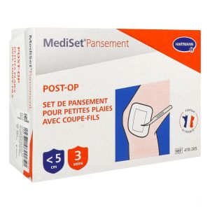 Mediset Pansement Post-Op Petites Plaies Set Boite 1