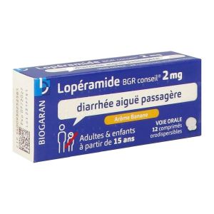 Loperamide Medipha Sante 2 Mg Comprime Orodispersible B/12