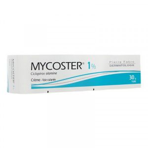 MYCOSTER (ciclopiroxolamine) crème 30 g en tube