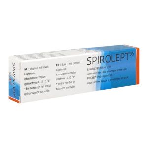 Spirolept 200 Millions U/Ml Suspension Injectable En Seringue Pre-Remplie Vaccin Leptospires Inactive 1 Seringue(S) Preremplie(S) En Verre De 1 Ml