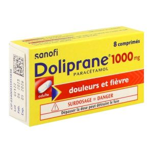 DOLIPRANE Comprimé 1000 mg, boîte 8