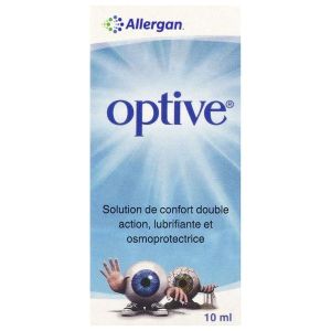 OPTIVE Solution ophtalmique lubrifiante et osmoprotectrice pour instillation oculaire, fl 10 ml