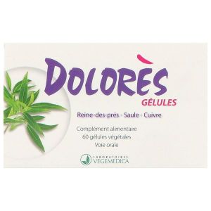 DOLORES GELULE SAULE - REINE DE PRES Gélule, complément alimentaire apaisant à base de plantes, bt 60