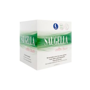 SAUGELLA COTTON TOUCH SERVIETTES NUIT BOITE DE 12