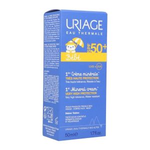 Uriage Bebe 1Ere Creme Minerale Spf50+ Tube 50 Ml 1