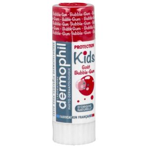 DERMOPHIL PHYTO DERMATOLOGIQUE PROTECTION LEVRES KIDS Stick labial, saveur bubble gum, stick 4 g