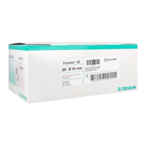 FLEXIMA 3S URO Poche vidangeable, système 2 pièces avec anneau flottant, transparente, diamètre 55 mm (ref. 934155FR), bt 30