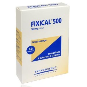 Fixical 500 Mg (Carbonate De Calcium) Comprimes A Croquer Ou A Sucer B/60
