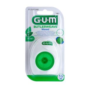 Gum fil dentaire1855 cire menthole 54,8m