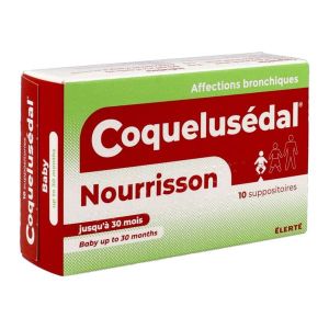COQUELUSEDAL NOURRISSONS SUPPOSITOIRE B/10