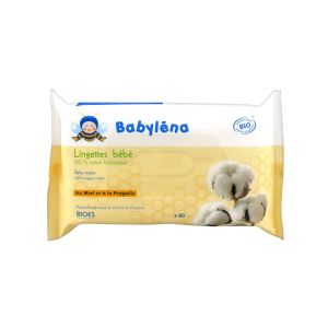 Babylena Lingettes Bebe Biodegradables Apaisantes Nettoyanteingredients Bios. Sachet 60