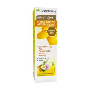 ARKOROYAL SPRAY GORGE Spray buccal, complément alimentaire adoucissant à base de propolis, spray 30 ml
