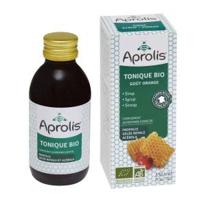 Tonique sirop Bio : miel, propolis, gelée royale - 150 ml