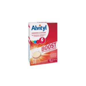 Alvityl Boost Ginseng et Caféine 20 Comprimés