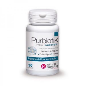 Natural Nutrition - Purbiotik - 30 gélules