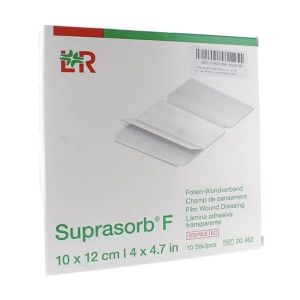 SUPRASORB F PROT PAN10X12 10 T