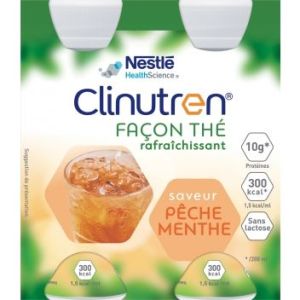Clinutren Facon The Saveur Peche Menthe Liquide Fruite Normoproteine Hypercalorique Bouteille 200 Ml 4