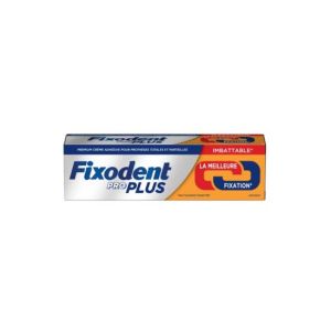 Fixodent Pro Duo Action Creme Adhesive Fixation Appareil Dentaire Tube 40 G Bt 1