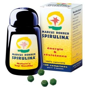 Marcus Rohrer - Spirulina cure 1 mois - 180 comprimés