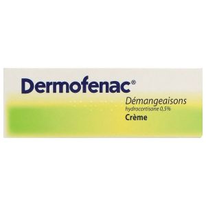 Dermofenac Demangeaisons 0,5 % Creme 1 Tube(S) Aluminium Verni De 15 G