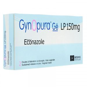 Gynopura Lp 150 Mg (Econazole) Ovule A Liberation Prolongee B/2