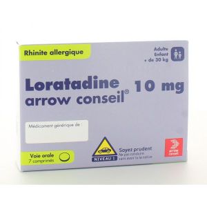 LORATADINE ARROW CONSEIL 10 mg comprimé B/7