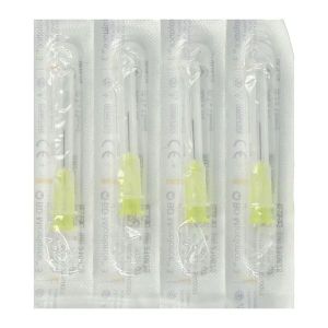BD MICROLANCE 3 Aiguille hypodermique à usage unique, à biseau normal et paroi normale, G30, 0,30 mm x 13 mm, jaune (ref. 304000), unité