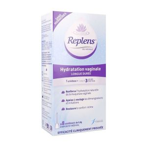 Replens gel vaginal 8 applicateurs unidoses