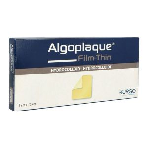 ALGOPLAQUE FILM Pansement hydrocolloïde extra-mince, stérile, 5 cm x 10 cm, bt 10