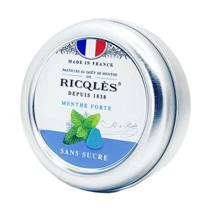 Ricqles Ricqles pastilles Menthe sans sucres - boîte 45 g