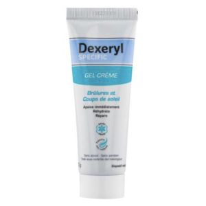 DEXERYL SPECIFIC GEL CREME BRULURES ET COUPS DE SOLEIL Gel crème à effet frais, dispositif médical, tube 50 g
