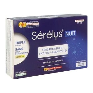 Sérélys Nuit 30 Gélules Végétales
