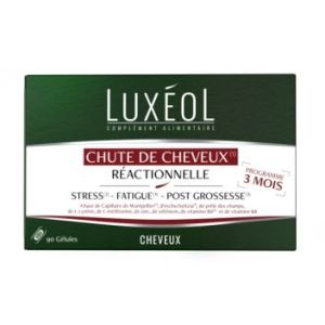 Luxeol Chute De Cheveux Reactionnelle Capsule Boite 30