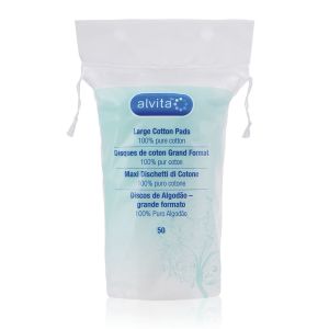 Alvita 50 Disques De Coton Grand Format