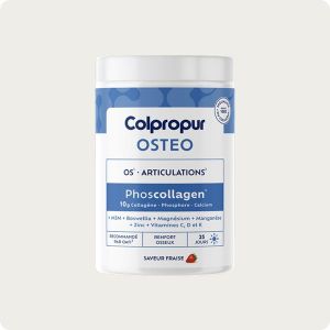 COLPROPUR OSTEOARTICULAIRE FRAISE Poudre pour solution buvable, complément alimentaire à visée articulaire, pot 340 g