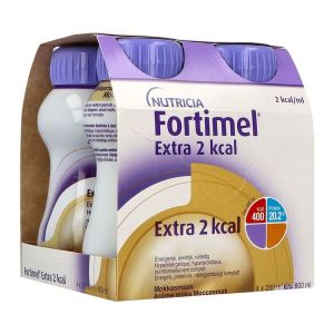 FORTIMEL EXTRA 2 KCAL DADFMS, arôme moka, 200 ml x 4