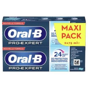 ORAL-B PRO EXPERT PROTECTION PROFESSIONNELLE Dentifrice fluoré, arôme menthe extra-fraîche, tube 75 ml