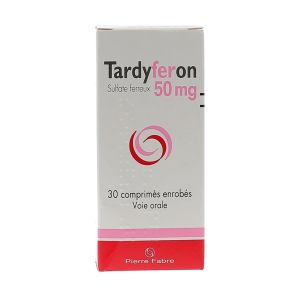 Tardyferon 50 Mg (Sulfate Ferreux Acide Folique) Comprimes Enrobes B/30