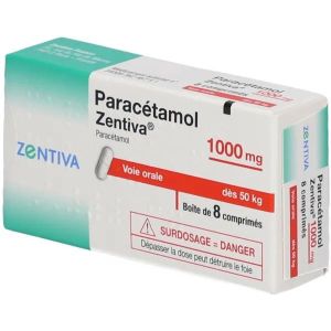 Paracetamol Zentiva 1G Cpr Bt8