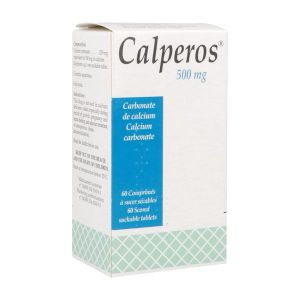 CALPEROS Comprimé à sucer sécable 500 mg, boîte 60