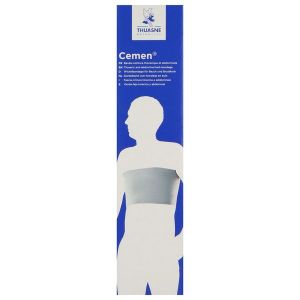CEMEN Bande ceinture thoracique, contention forte, hauteur 18 cm, unité