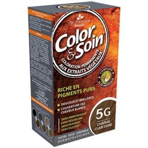 3 Chenes Color & Soin 5 G - Châtain clair doré - 135 ml