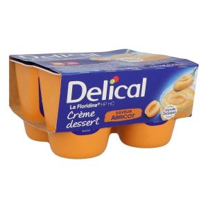 Delical Floridine Creme Dessert Abricot - Nouvelle Formule Preparation Pot 200 G 4